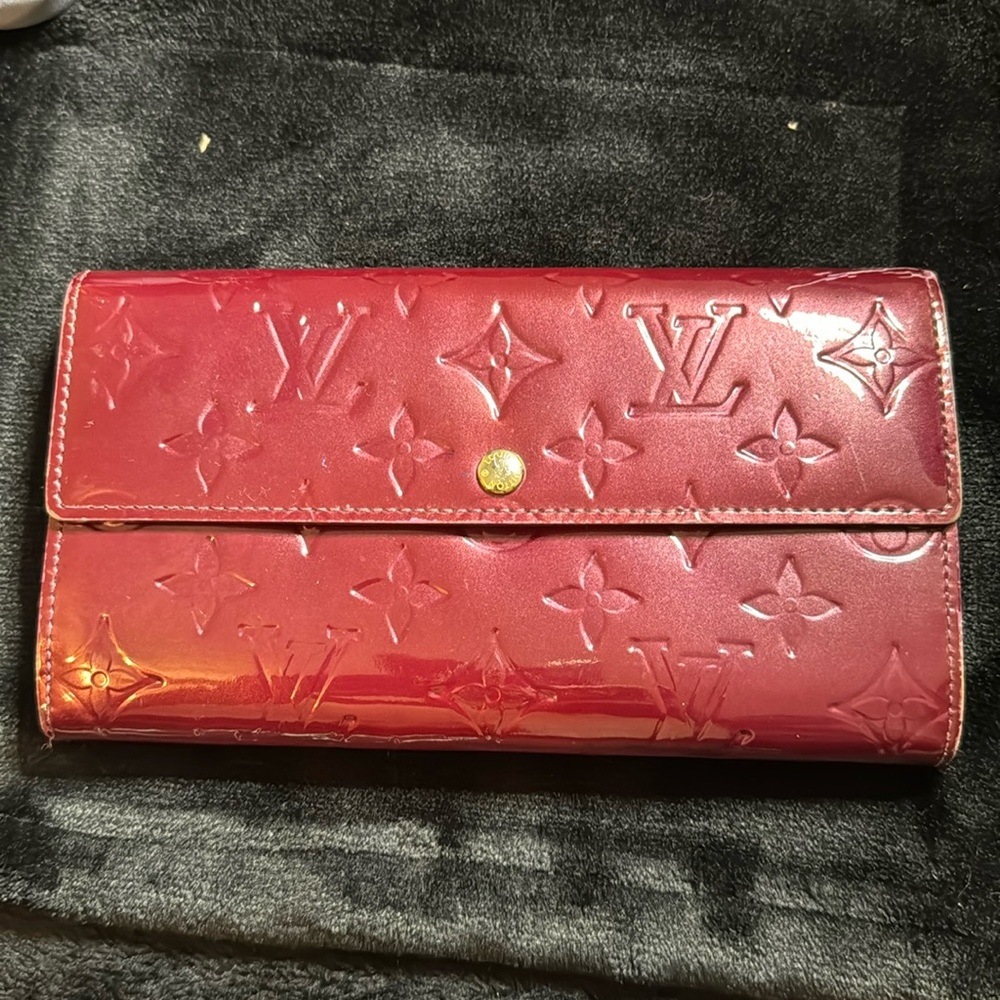 Authentic Patton leather LV wallet